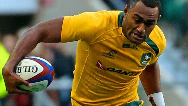 Tevita Kuridrani has become the fourth Wallaby to be sent off in a Test match.