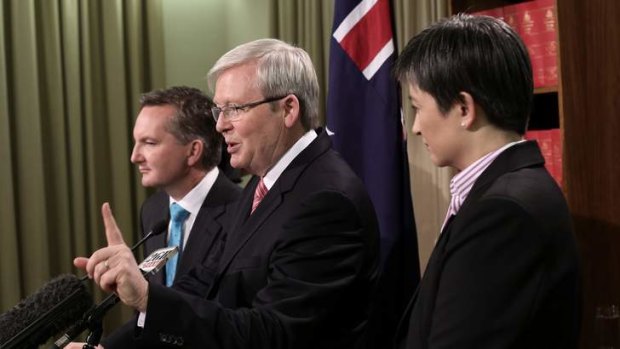 Kevin Rudd's attempt to finger the opposition has backfired.