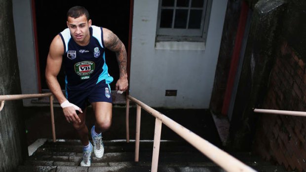 Stepping up: NSW debutant Blake Ferguson is ready for his biggest test.