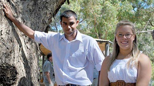 Hale School's Binu Jayawardena, 18, and St Mary's Anglican Girls' School's Emma Hudson, 17, are WA's top students.