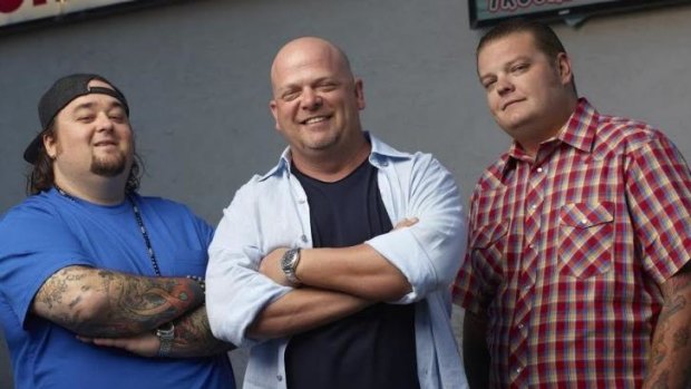 They're back: Three generations of the Harrison family call the shots in <i>Pawn Stars</i>.
