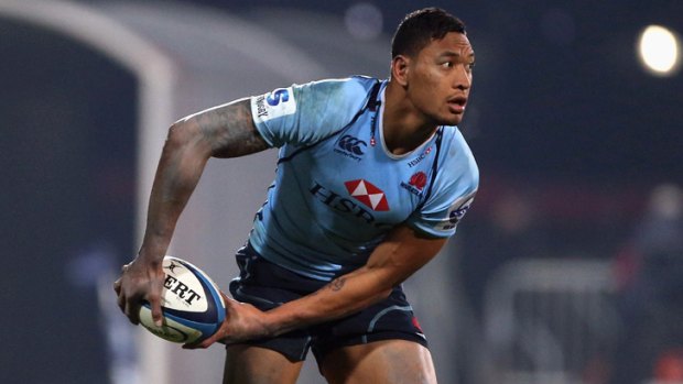 Stunning rise: Israel Folau has been picked to play against the Lions.