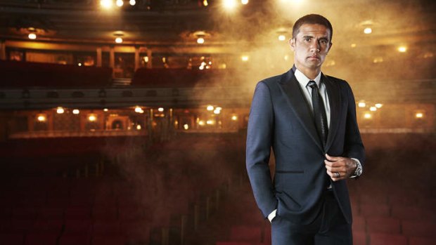 Right fit: Tim Cahill has unleashed his inner fashionista by designing suits for Shoreditch.