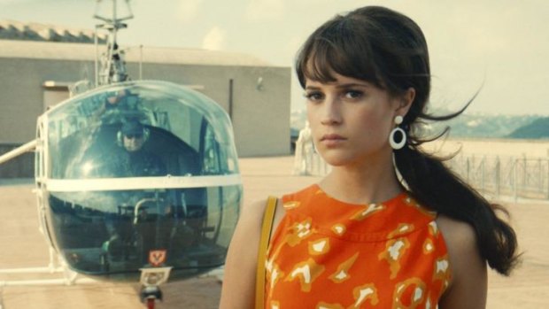 Alicia Vikander plays an impossibly glamorous East German car mechanic  in The Man from U.N.C.L.E.