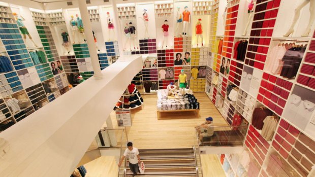 Japanese cool ... a Uniqlo store.