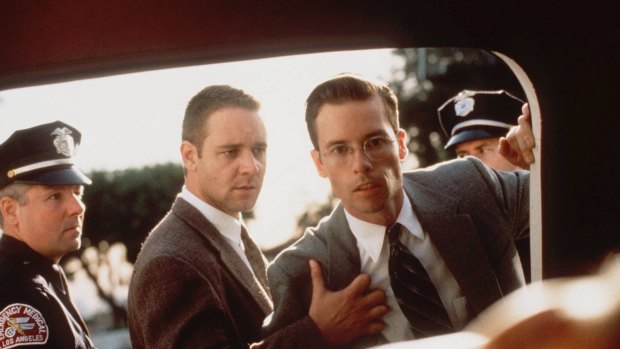 Russell Crowe and Guy Pearce saw their careers climb after starring in <i>LA Confidential</I>.