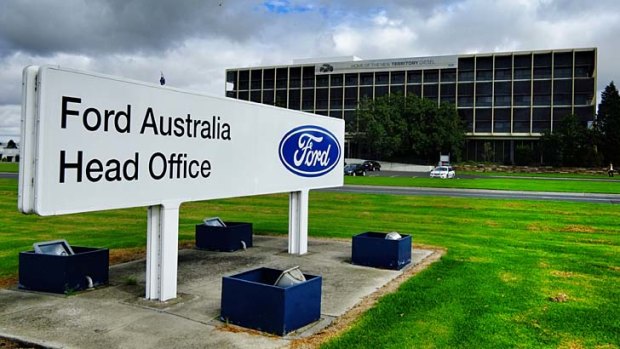 The Ford office in Campberfield, Victoria.