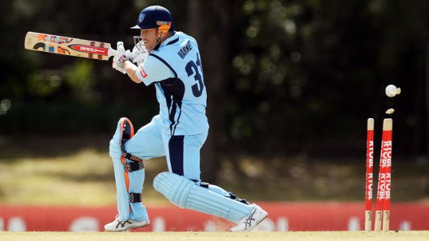 David Warner has been struggling for form recently with NSW in the Ryobi Cup.