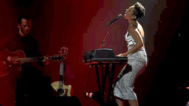 On fire: Alicia Keys brings her latest tour Down Under with a gig at Allphones Arena.