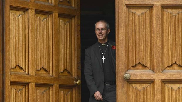 Stepping into controversy ... the newly appointed Archbishop of Canterbury, Justin Welby.