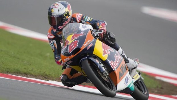 Jack Miller of Australia in action at Silverstone.