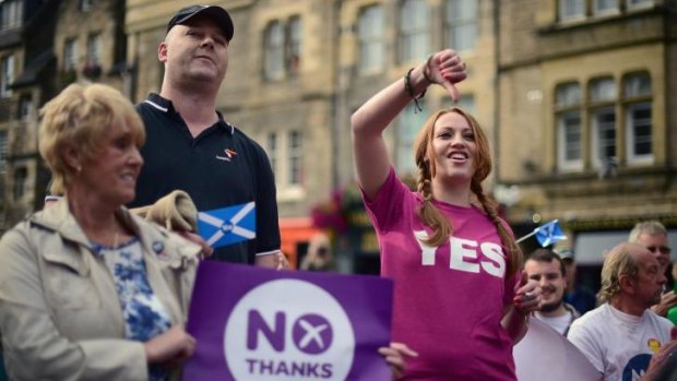 The independence debate has gripped Scotland, with 97 per cent of those eligible to vote registering to do so.