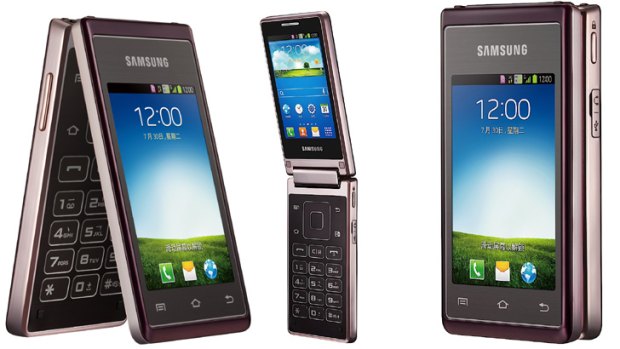 Flip it: Samsung's W789 Android flip phone.