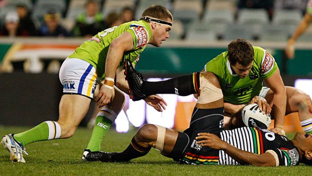 I'm waiting on scans but I'm hopeful" ... Penrith skipper Petero Civoniceva was injured in last week's clash with the Raiders.