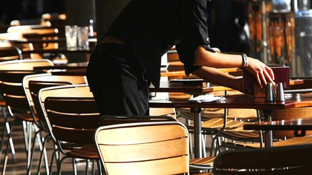 Union push: Hospitality workers could see their weekends and night penalty rates reduced.