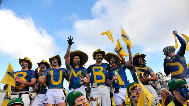 The numbers of Brumbies attending Canberra Stadium keeps falling.