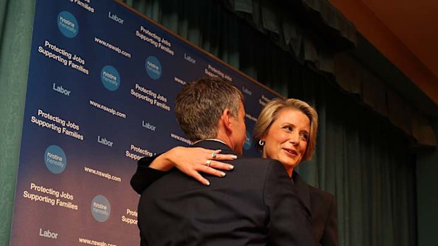 Kristina Keneally conceding defeat at Randwick Labor Club.