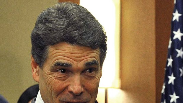 Calling it quits ... Rick Perry.
