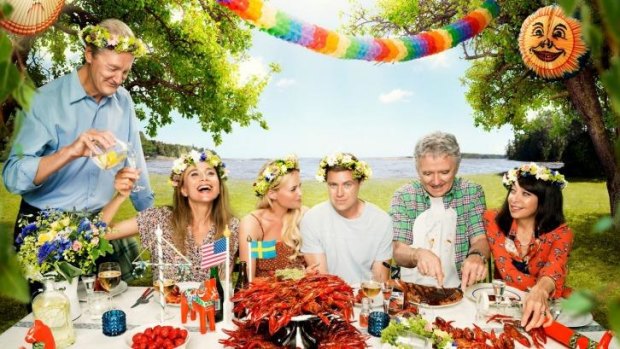 Greg Poehler and Josephine Bornebusch star in <i>Welcome To Sweden.</i>