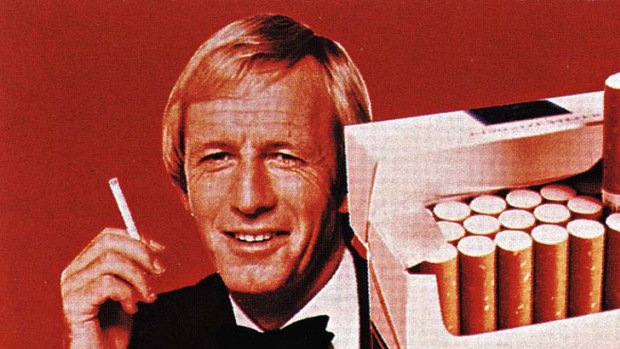 Another era ... Paul Hogan in Winfield cigarette advertisement.