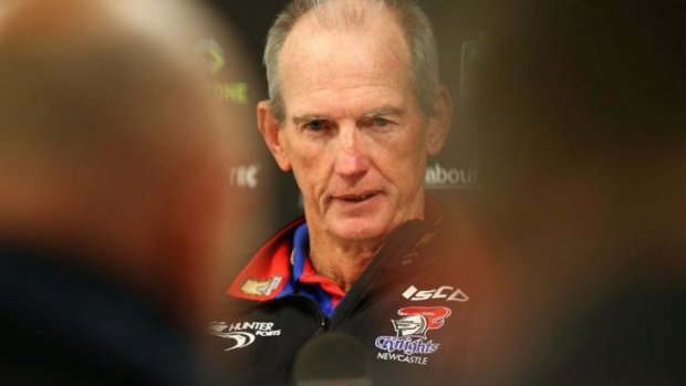 Moving on: Wayne Bennett will leave the Knights at the end of the season. 