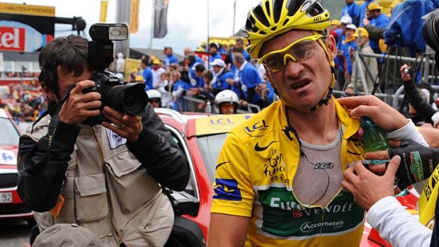 Thomas Voeckler of France defied expectations by holding onto the race lead through the Pyrenees.