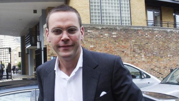 News International Chairman James Murdoch arrives at the company's London office earlier this year.