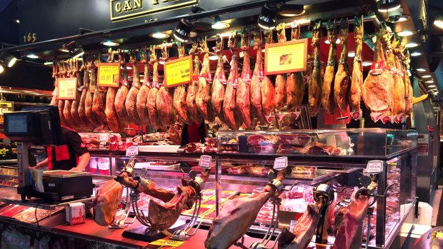 La Boqueria Food Market, located off La Ramblas in Barcelona, is also a big tourist magnet.