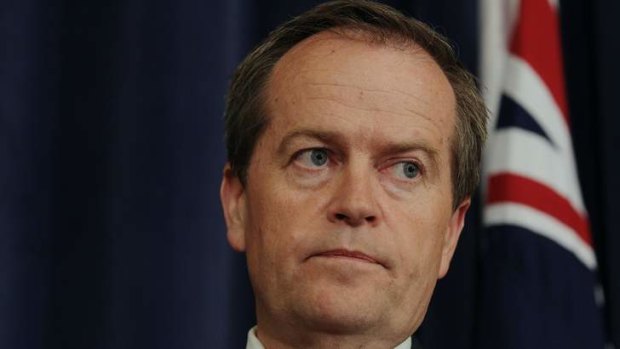 Consensus man: Bill Shorten.