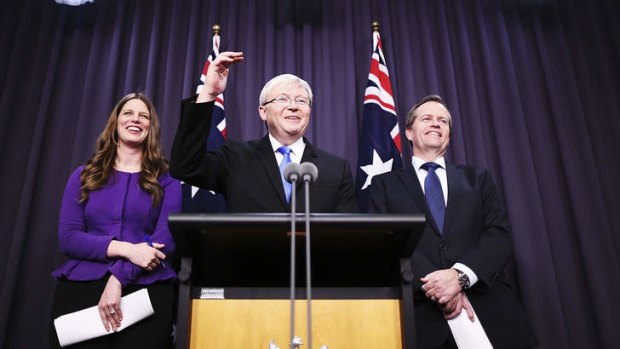 Great timing: Interest rate cut is likely to coincide with Rudd's election campaign.