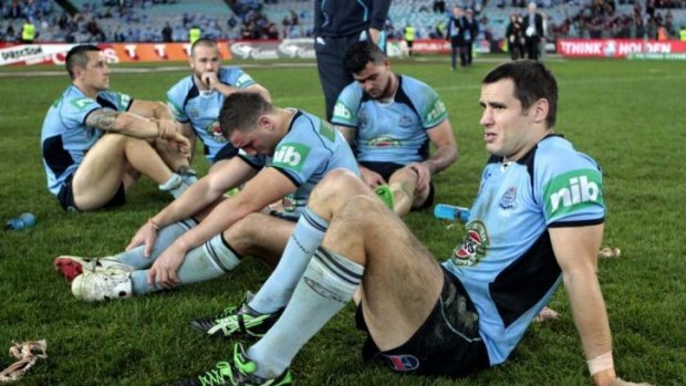 Down and out: A ninth consecutive Origin series loss for NSW would put Queensland among the longest winning streaks in two-team competitions.