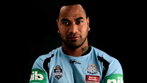 "I'd much rather have a beer with him [Tony Williams, pictured] than tackle the big fellow" ... Mitchell Pearce.