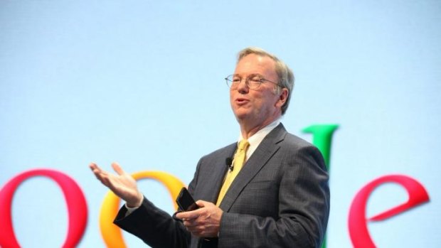 "Every major corporation needs a software strategy, needs a data strategy. If not, then you have no real strategy.": Former Google chief Eric Schmidt is one of the authors of the new book. 