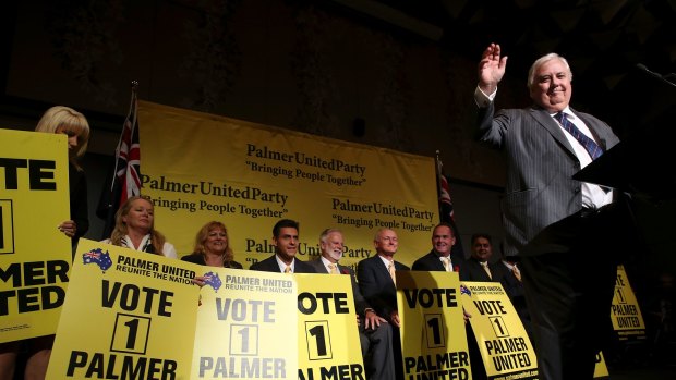 Clive Palmer announces Palmer United Party candidates for the Victorian election. 