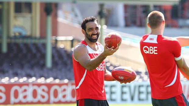 Sydney's chances of defending its title may hang on Adam Goodes.