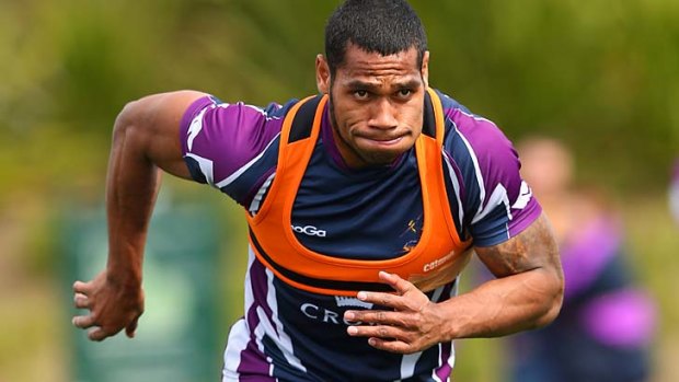 Coming fast: Sisa Waqa has recovered from injury and will play on Monday night.
