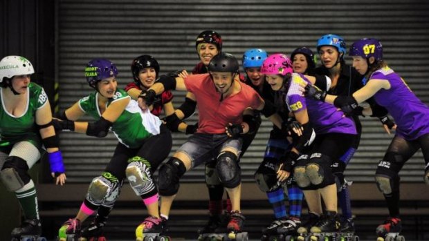 Roller derby has long been dominated by women, but in recent years men have been wanting want to muscle in.