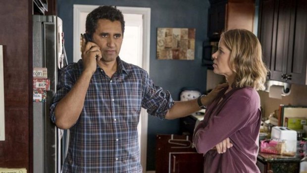 Travis Manawa (Cliff Curtis) and Madison Clark (Kim Dickens) are part of the human drama in the zombie prequel <i>Fear The Walking Dead</i>.