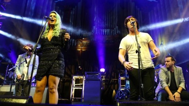 Local act Sheppard performs at the APRA Awards at City Hall.