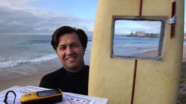 "The sand slug will improve surfing opportunities inshore of the sand feature" ... Andrew Pitt, a surfing reef architect, will make waves at North Cronulla beach.