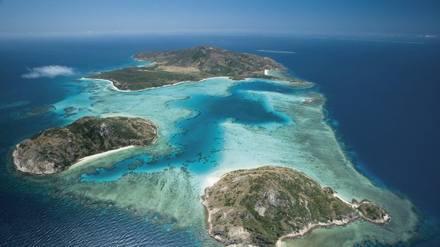 The Great Barrier Reef's Lizard Island, helping keep tsunamis at bay.