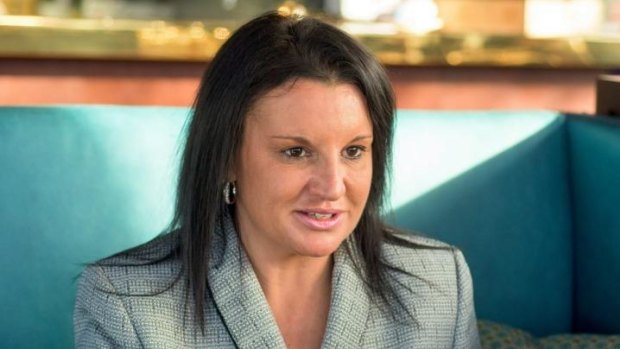 Jacqui Lambie at lunch at Frank in Hobart.  