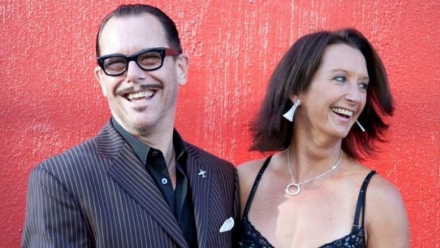 On Kylie's team ... Kirk Pengilly will join <i>The Voice</i> as a mentor. He's pictured here with wife Layne Beachley.