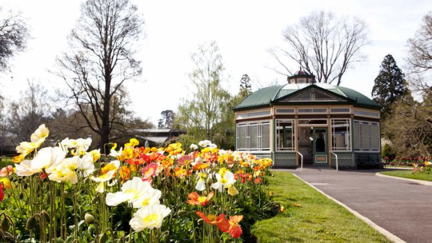 The botanic gardens in Ballarat.