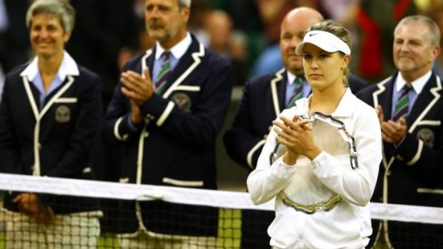 Eugenie Bouchard of Canada apologised to her fans for