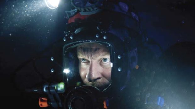 Misadventure ... Australian actor Richard Roxburgh in Sanctum. The film's producers, including James Cameron, employed the same 3D technology used in the blockbuster Avatar.