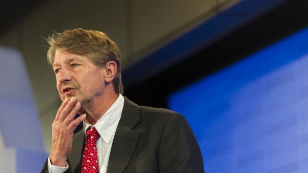P.J.O'Rourke at the National Press Club in Canberra.