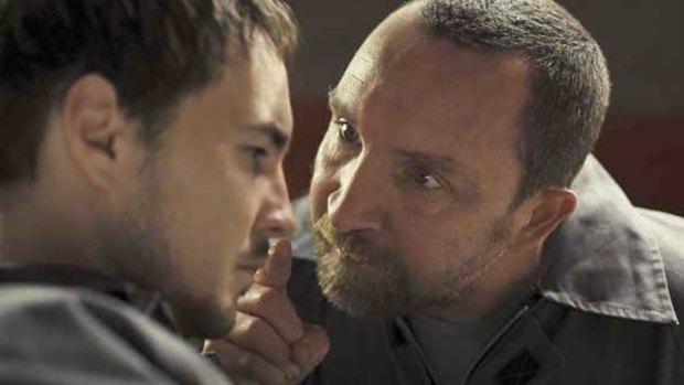 Eddie Marsan (right) and Martin Compston play kidnappers  in The Disappearance of Alice Creed.