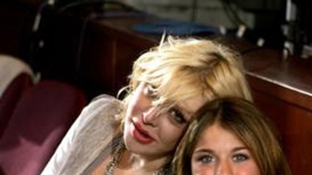 No love lost ... Courtney Love and daughter Frances Bean.