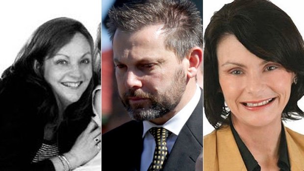 Allison Baden-Clay, her husband and murderer Gerard Baden-Clay and his former mistress Toni McHugh.